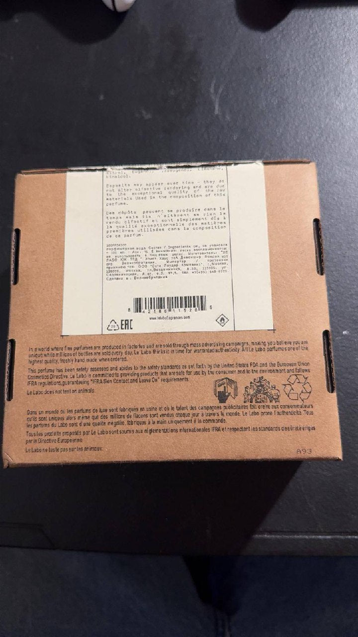 LE LABO COLOGNE